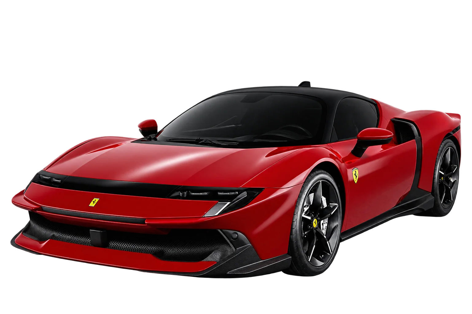 Ferrari roșu — imagine de prezentare a campaniei